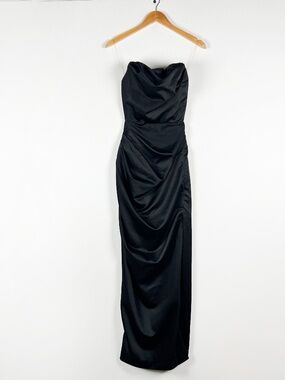 chinese dress ladies Be With Me Always Black Cherry Burned Velvet Princess Maxi Dress main image 0